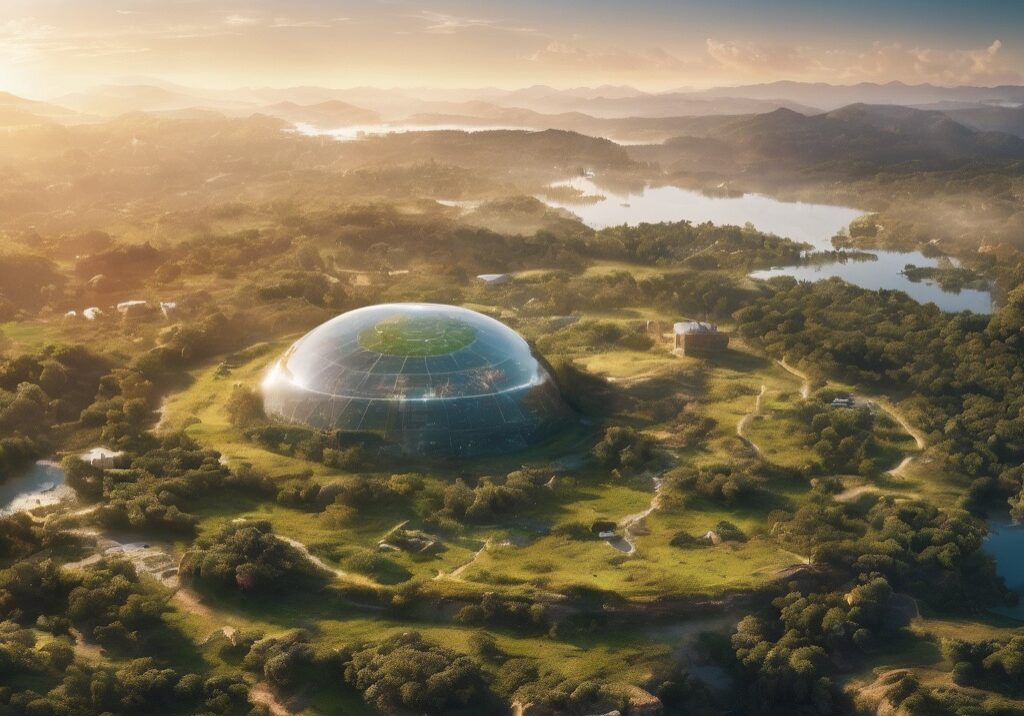 Dome on earth 0